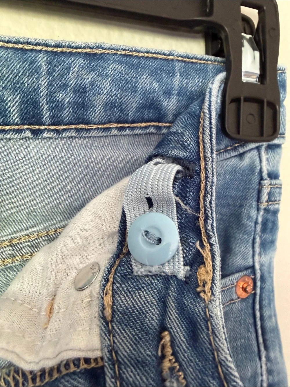 GAP Medium Blue 70’s Flare Girls Jeans Adjustable Waist, Back to School, Size 12